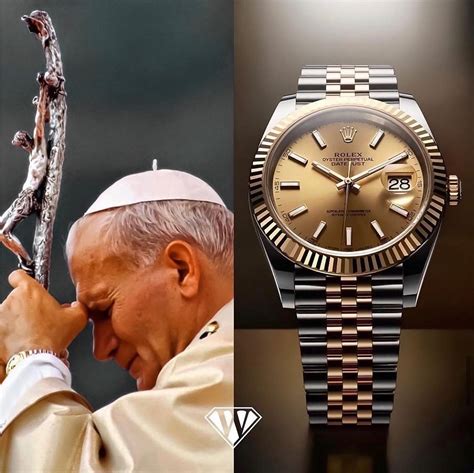 pope john paul rolex|pope watch collectors.